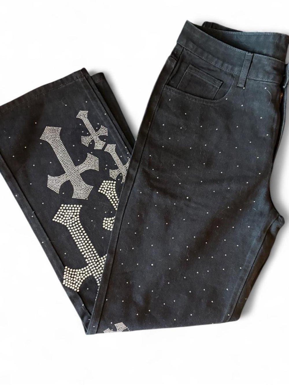 Black Studded Men’s Jeans